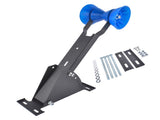 Adjustable Boat Trailer Winch Stand with Blue Roller - Universal Winch Mount Post for 3" to 4" Wide 03361391