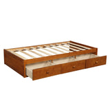 ZUN Orisfur. Twin Size Platform Storage Bed with 3 Drawers WF193634AAL