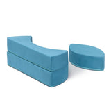 Kids Sofa Bed,Modular Couch Free Combination,Convertible Toddler Play Couch Furniture for Small W1889P337612