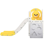 ZUN Toddler Climber and Slide Set 4 in 1, Kids Playground Climber Freestanding Slide Playset with PP304158AAL