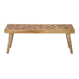 Mango Wood Bench,Natural N768P230679N