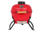 13in Round Ceramic Charcoal Grill Orange 27583157
