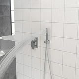 Dual Shower Head - 12 Inch Wall Mounted Square Shower System with Rough-in Valve,Chrome W1243132125