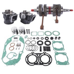 ZUN 64mm Engine Rebuild Kit Crank Pistons Gaskets for Yamaha Banshee 350 YFZ350 1987-2006 513M06400 89133432