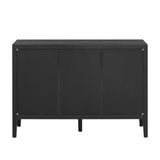 U-Style Storage Cabinet Sideboard Wooden Cabinet with 2 Metal handles and 2 Doors for Hallway, N711P241278B