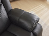 BLACK COLOR AIR LEATHER RECLINER CHAIR WITH VIBRATION AND HEATING B2766P488712