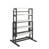 Solid Mahogany Wood Multifunction Convertible Dining Table,Free Switch Space Saving Table Shelf for W760123752