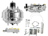 Chrome Brake Booster & Master Cylinder & PV4 Disc Valve Fits for 1968-1982 Chevrolet Corvette 22379844