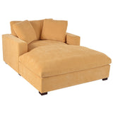 Mirod 53.5''*70.9'' Oversized Chaise, Lounge Chair - Classic Design, Soft Fabric, Easy Assembly, N760P196662Y