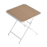 Modern folding square table - indoor and outdoor multi-functional table - polypropylene tabletop W3450P323340
