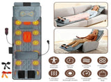 Full Body Massage Mat with Heat, 12 Massage Heads & 9 Vibration Modes, Detachable Neck & Foot 40800836