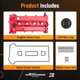 Upgrade Aluminum Valve Cover w/ Gasket & Bolts Fit for Mazda 3 2.0L 2.3L 2006-2009 04072288