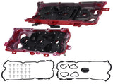 2x Aluminum Valve Cover Gaskets Oil Cap Kit fit for Infiniti QX60 3.5L 2015-2018 08109572
