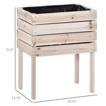 ZUN Wooden Planter、Flower shelf,Wood Planter Box 03122294