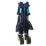 Big large capacity Folding cart Extra Long Extender Wagon Folding Wagon Garden Shopping Beach W227P200955