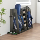 55.5''x16''x37'' Wooden Golf Bag Organizer and Storage, High Quality Wooden 2 Golf Bag W1422P289116
