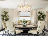 8-Light Chandelier Grape Crystal Ceiling Lamp, 8-Lights Modern Farmhouse Ceiling Ceiling Hanging W5008P466526
