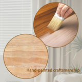 Rustic Natural Wood Console Table 77"Entryway Table with Modern Farmhouse Design Long Narrow W2729P270740