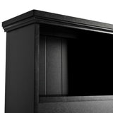 U-Can 5-in-1 Entryway Bench with Shutter-shaped doors, Coat Rack, Cushion and 4 Sturdy Hooks, 47.2'' WF311556AAB