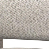 Beige stripe single sofa chair, upholstered comfortable chair with armrests, for dining W487P183020