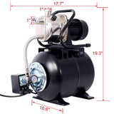 1.6HP Shallow Well Pump with Pressure Tank,garden water pump, Irrigation Pump,Automatic Water W46562966
