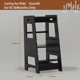 Toddler Standing Tower Kitchen Step Stool for Kid's Adjustable Height Learning Stool Helper W2701P207508