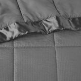 Oversized Down Alternative Blanket with Satin Trim B03598528