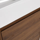 18 Inch Floating Small Bathroom Vanity With Single Sink, Suitable For Small Bathroom-BVB03018BRE W99966398