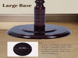 Freestanding Wooden Coat Rack, Vintage Natural Birch Wood Coat Tree with Hooks, Sturdy Hall Tree for 07269466