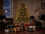6FT Two-Tone Green Tall-Leg Tree, 228 PE Tips, 145 Warm White Lights with 8 Modes & Remote, US Plug 75946421