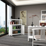 White Large Capacity Bamboo Cabinet Furniture for Bathroom Living Room Bathroom Bamboo W2207P242509