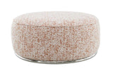 Pink Ottoman with Metal Frame B062P215459