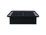 Modern Style Heavy Duty Full Size Platform Bed Frame made with Metal and 16 Inch height in Black B009P207836