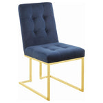 ZUN Tufted Back Upholstered Dining Chair B062P153698