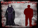 Halloween Animated Decorations - 6 FT Sound-Activated Animatronic Grim Reaper with Chain, Moving 76406719
