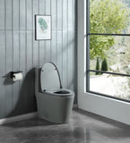 1.1/1.60 GPF Dual-Flush One Piece Toilet, Water-Saving Elongated Comfort Height Floor Mounted, Soft W1573P246723