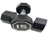 Premium Octagonal Dumbbell Large Numbers Hard Chrome Plated Handle Dumbbells to Assist with 54416919