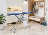 Thickened 4-Layer Ironing Board with Bottom Storage Tray, Heat-Resistant & 100% Cotton Cover, 10 33469119