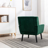 ZUN Modern Soft Velvet Material Ergonomics Accent Chair Living Room Chair Bedroom Chair Home Chair With W67639359