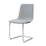 ZUN Modern simple light luxury dining Light Grey chair home bedroom stool back student desk chair metal W210P143662