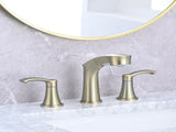 Widespread Pull Out Sprayer Bathroom Faucet, 2-handle Bathroom Sink Faucet W1224P185049
