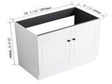 36" Freestanding Bathroom Vanity & 2 Soft-Close Cabinet Doors -Excluding Sink W999P241066