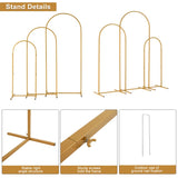 (5.9ft4.9ft3.9ft) Three-Piece Set Wedding Arc Top Iron Art Wedding Iron Arch Gold 17309543