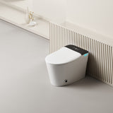 ZUN Smart Toilet with Voice Control and Bubble Shield, Heated Bidet Seat, Smart Toilet with Bidet Built W1872P209967