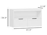Book Organizer, toy Storage Cabinet Organizer, White 10467721