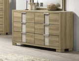 1pc Driftwood Six Drawer Dresser Wooden Bedroom Furniture B2741P348928