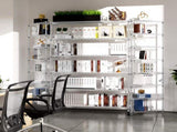 6 Tier Wire Shelving Unit, 6000 LBS NSF Height Adjustable Metal Garage Storage Shelves with Wheels, W155079891