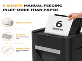 100 Sheet Auto Feed Paper Shredder P4 Security Level, 60Min Non Stop Commercial Shredder for Home 50177072