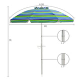6.5 Feet Beach Umbrella 70630348