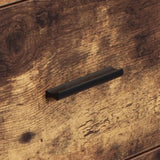 Industrial Style 4 Drawer Dresser,Rustic Brown Wood Storage Dresser Clothes Organizer with Sturdy W141260282